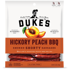 DUKES: Sausages Peach BBQ, 5 oz