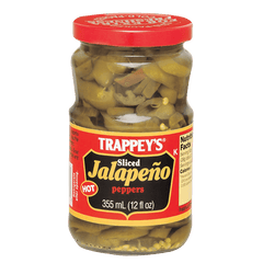 TRAPPEYS: Hot Sliced Jalapeño Peppers, 12 oz