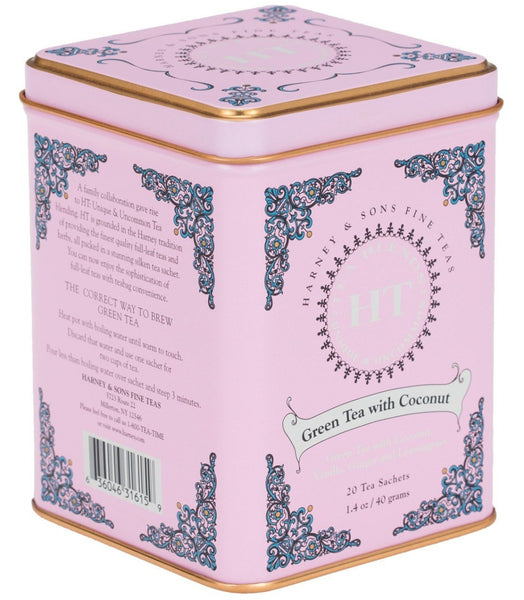 HARNEY & SONS: Green Tea With Coconut, 20 bg
