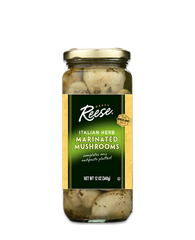 REESE: Herb Italian Marinated Mushrooms, 12 oz