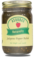 ASORBAS: Jalapeno Pepper Relish, 12 oz