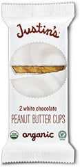 JUSTINS: Chocolate White Peanut Butter Cups, 4.7 oz