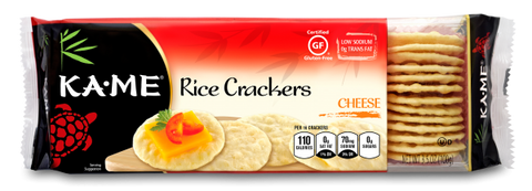 KA ME: Cheese Rice Crackers, 3.5 oz
