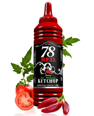 THE 78 BRAND: Ketchup Spicy, 17.2 oz