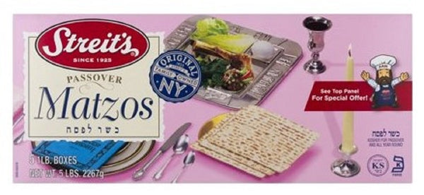 STREIT'S: Passover Matzos, 5 lb