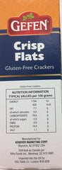 GEFEN: Crisp Flats Original Gluten Free Crackers, 6 oz