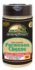 ANDREW & EVERETT: Cheese Parmesan Grated, 7 oz