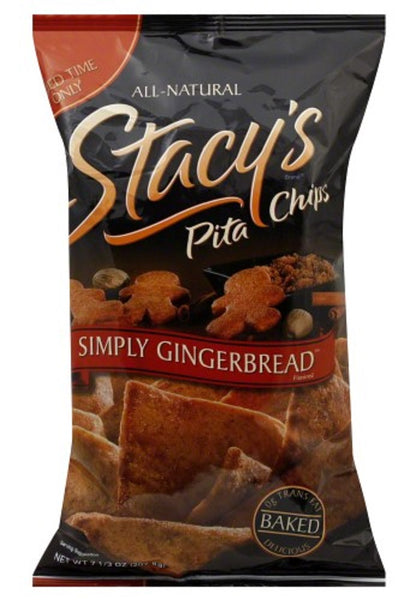 STACY'S PITA CHIPS: Simply Gingerbread Chips, 7.33 oz