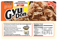 AJINOMOTO: Gyu Don, 12 oz