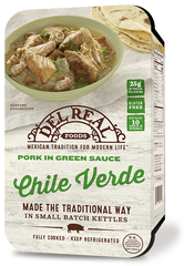 DEL REAL FOODS: Chile Verde Pork in Green Sauce, 15 oz