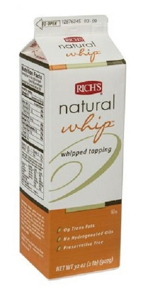 RICHS: Natural Whip Whipped Topping, 2 lb