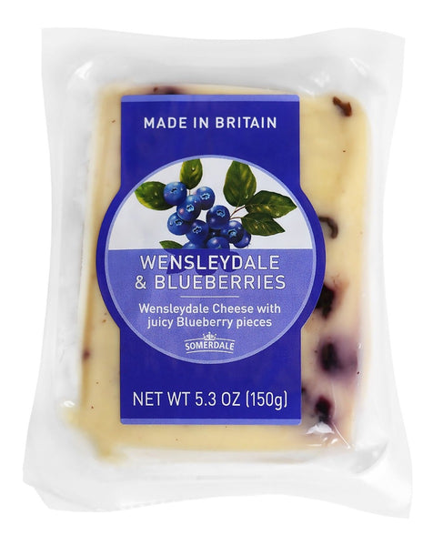 SOMERDALE: Wensleydale and Blueberries Cheese, 5.30 oz