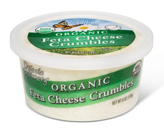 ORGANIC CREAMERY: Organic Feta Cheese Crumbles, 6 oz
