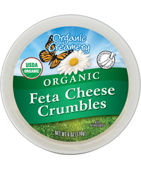 ORGANIC CREAMERY: Organic Feta Cheese Crumbles, 6 oz