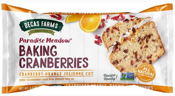 PARADISE MEADOW: Baking Cranberry-Orange Julienne Cut, 6.50 oz