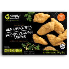 SIMPLY WEST COAST SEAFOOD: Wild Haddock Bites, 16 oz