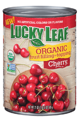 LUCKY LEAF: Organic Cherry Fruit Filling, 21 oz