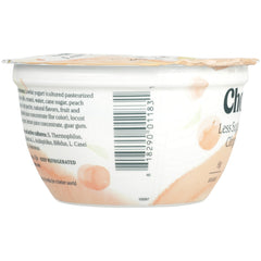 CHOBANI: Less Sugar Greek Yogurt Clingstone Peach, 5.30 oz