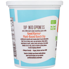 GOOD KARMA: Plant-Based Ranch Dip, 16 oz