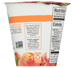 FOLLOW YOUR HEART: Peach Dairy-Free Yogurt, 5.3 oz
