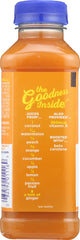 NAKED JUICE: Fruit Smoothie with 50% Lower Sugar Peach with Ginger, 15.20 oz