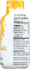 TULUA: Ginger Shots Lemon Ginger, 2 oz