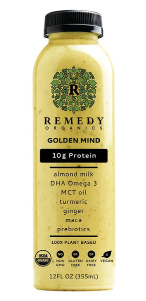 REMEDY ORGANICS: Golden Mind Beverage, 12 oz