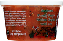 LUCKY HABANERO: Original Hot Salsa, 16 oz
