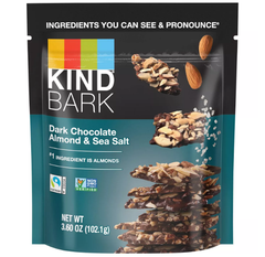 KIND BARK: Dark Chocolate Almond and Sea Salt, 3.60 oz
