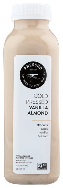 PRESSED JUICERY: Vanilla Almond Beverage, 12 oz