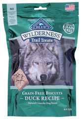 BLUE BUFFALO: Wilderness Trail Treats Dog Treat Duck Biscuits, 10 oz