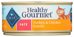 BLUE BUFFALO: Healthy Gourmet Adult Cat Food Turkey and Chicken Entrée, 5.50 oz