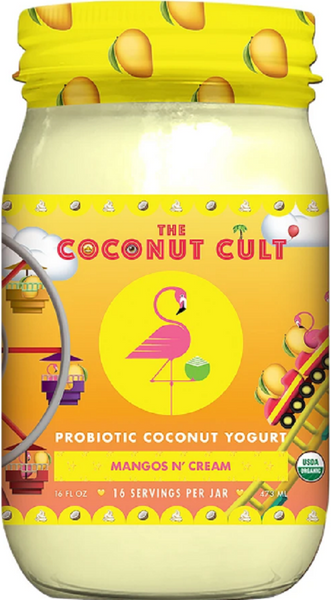 THE COCONUT CULT: Mangos N' Cream Probiotic Coconut Yogurt, 16 oz