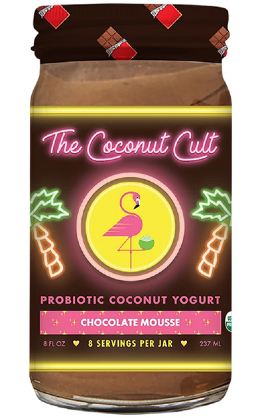 THE COCONUT CULT: Chocolate Mousse Probiotic Coconut Yogurt, 8 oz