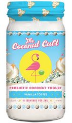 THE COCONUT CULT: Vanilla Toffee Probiotic Coconut Yogurt, 8 oz