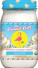 THE COCONUT CULT: Vanilla Toffee Probiotic Coconut Yogurt, 16 oz