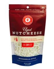 PARMELA CREAMERY: Aged Nutcheese Mozzarella Style Shred, 7 oz