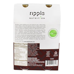 RIPPLE: Chocolate Protein Shake 4 Count, 48 oz