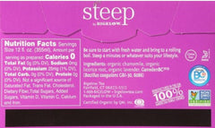 BIGELOW: Steep Organic Lavender Chamomile Plus Probiotics, 0.98 oz