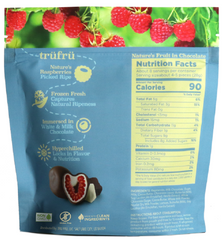 TRU FRU: Nature's Raspberries Hyper-Chilled in White and Milk Chocolate, 8 oz