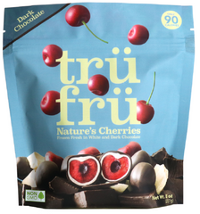 TRU FRU: Nature's Cherries Hyper-Chilled in White and Dark Chocolate, 8 oz