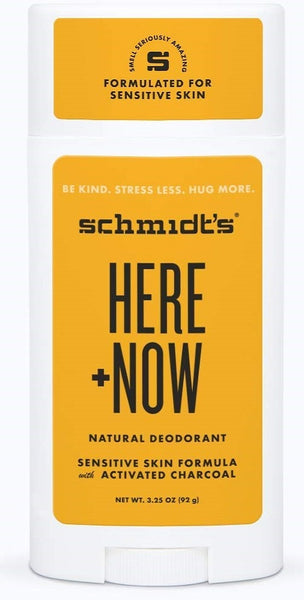 SCHMIDT'S: Here + Now Natural Deodorant, 3.25 oz