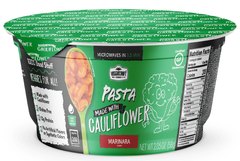 VEGGIECRAFT FARMS: Pasta Made with Cauliflower Marinara Cup, 2.05 oz