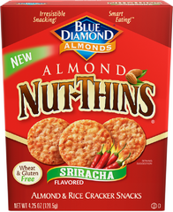 BLUE DIAMOND: Almond Nut-Thins Sriracha Cracker, 4.25 oz