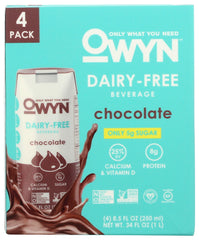OWYN: Dairy-Free Chocolate Beverage 4 Pack, 34 oz