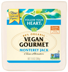 FOLLOW YOUR HEART: Vegan Gourmet Monterey Jack, 10 oz