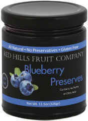 RED HILLS: Blueberry Preserves, 11.5 oz