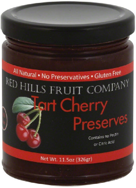 RED HILLS: Tart Cherry Preserves, 11.5 oz