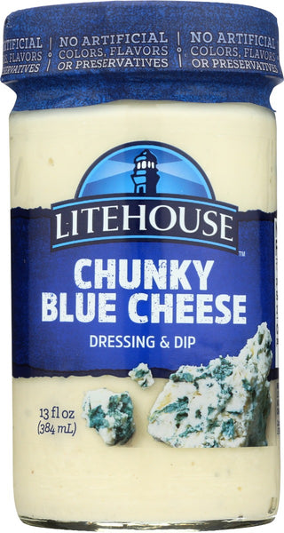 LITEHOUSE: Chunky Blue Cheese Dressing and Dip, 13 oz