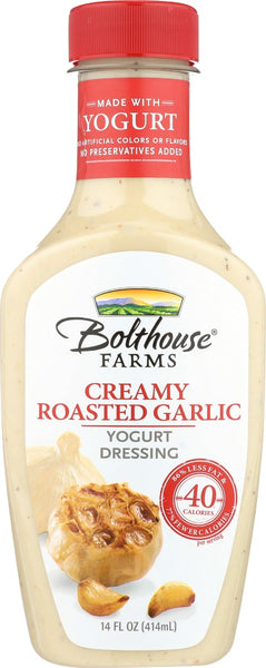 BOLTHOUSE: Creamy Roasted Garlic Yogurt Dressing, 14 oz